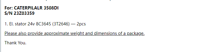 【询价】船舶配件—备件（CK-R20231226-03）询价-泰州昌宽社区-报价采购-船用采购网-船舶物料采购-船务服务-一站式船用设备供应服务