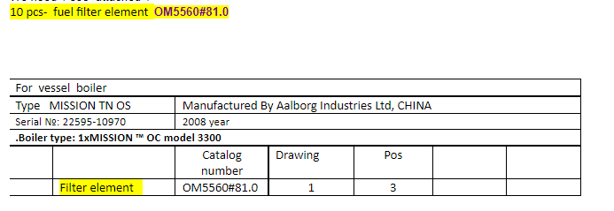 【询价】船舶配件—滤芯（CK-J20231211-04）询价-泰州昌宽社区-报价采购-船用采购网-船舶物料采购-船务服务-一站式船用设备供应服务