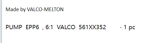 【询价】船舶配件—VALCO MELTON船用泵（CK-J20231219-25）询价-泰州昌宽社区-报价采购-船用采购网-船舶物料采购-船务服务-一站式船用设备供应服务
