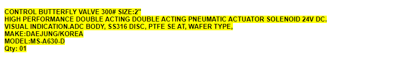 【询价】船舶配件—控制蝶阀（CK-L20231219-01）询价-泰州昌宽社区-报价采购-船用采购网-船舶物料采购-船务服务-一站式船用设备供应服务
