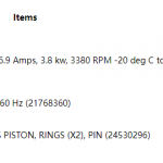 船舶配件—电机备件（CK-C20231201-01）询价-船用采购网-船舶物料采购-船务服务-一站式船用设备供应服务