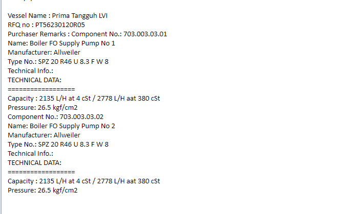 【询价】船舶配件—泵备件（CK-R20231212-15）询价-泰州昌宽社区-报价采购-船用采购网-船舶物料采购-船务服务-一站式船用设备供应服务