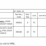 船舶配件—闭门器/门把手锁扣（CK-L20231214-11）询价-船用采购网-船舶物料采购-船务服务-一站式船用设备供应服务