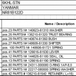船舶配件—YANMAR备件（CK-J20231213-09）询价-船用采购网-船舶物料采购-船务服务-一站式船用设备供应服务