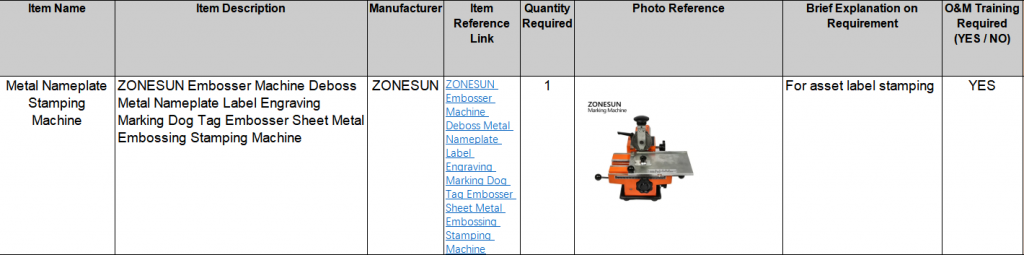 【询价】船舶配件—ZONESUN压花冲压机（CK-J20231219-23）询价-泰州昌宽社区-报价采购-船用采购网-船舶物料采购-船务服务-一站式船用设备供应服务