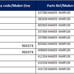 船舶配件—MARFLEX备件（CK-H20231220-02）询价-船用采购网-船舶物料采购-船务服务-一站式船用设备供应服务