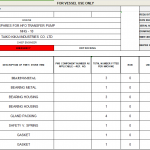 船舶配件—TAIKO输送泵备件（CK-C20231229-09）询价-船用采购网-船舶物料采购-船务服务-一站式船用设备供应服务