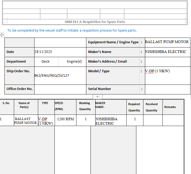 【询价】船舶配件—压载泵电机备件（CK-Y20231229-01）询价-泰州昌宽社区-报价采购-船用采购网-船舶物料采购-船务服务-一站式船用设备供应服务
