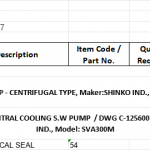船舶配件—机械密封（CK-J20231208-02）询价-船用采购网-船舶物料采购-船务服务-一站式船用设备供应服务