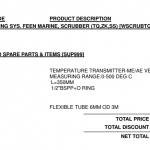 船舶配件—备件（CK-R20231211-10）询价-船用采购网-船舶物料采购-船务服务-一站式船用设备供应服务