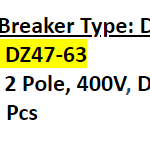船舶配件—断路器（CK-Y20231222-02）询价-船用采购网-船舶物料采购-船务服务-一站式船用设备供应服务