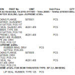船舶配件—填料/唇形密封/印章/橡胶圈（CK-J20231226-01）询价-船用采购网-船舶物料采购-船务服务-一站式船用设备供应服务