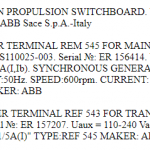 船舶配件—继电器保护电机端子（CK-J20231227-01）询价-船用采购网-船舶物料采购-船务服务-一站式船用设备供应服务