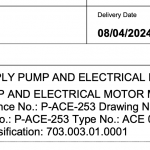 船舶配件—主供水泵和电动机（CK-R20231229-04）询价-船用采购网-船舶物料采购-船务服务-一站式船用设备供应服务