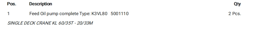 【询价】船舶配件—进油泵（CK-C20240115-04）询价-泰州昌宽社区-报价采购-船用采购网-船舶物料采购-船务服务-一站式船用设备供应服务
