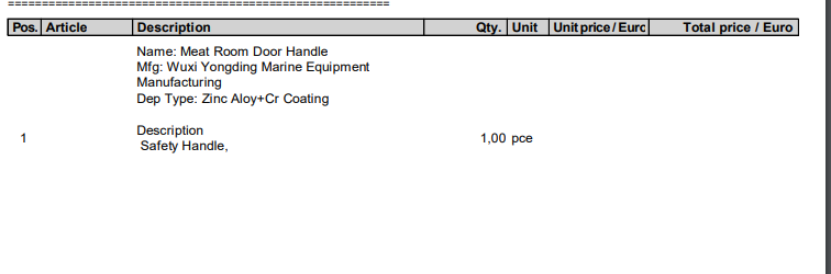 【询价】船舶配件—门把手（CK-L20240129-03）询价-泰州昌宽社区-报价采购-船用采购网-船舶物料采购-船务服务-一站式船用设备供应服务