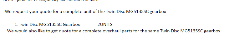 【询价】船舶配件—变速箱（CK-R20240129-05）询价-泰州昌宽社区-报价采购-船用采购网-船舶物料采购-船务服务-一站式船用设备供应服务