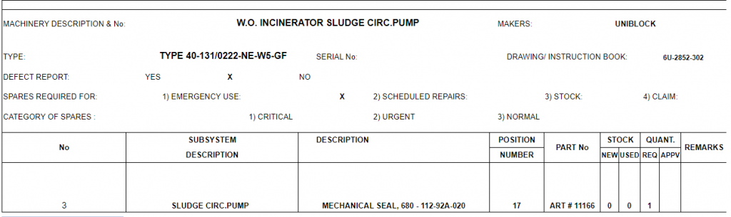 【询价】船舶配件—机械密封（CK-C20240122-11）询价-泰州昌宽社区-报价采购-船用采购网-船舶物料采购-船务服务-一站式船用设备供应服务