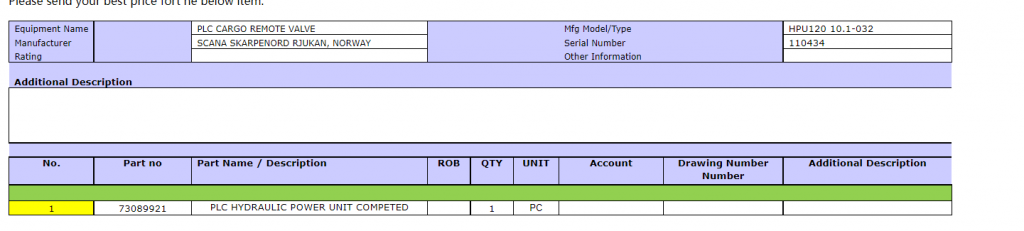 【询价】船舶配件—液压动力装置（CK-R20240111-08）询价-泰州昌宽社区-报价采购-船用采购网-船舶物料采购-船务服务-一站式船用设备供应服务