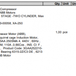 船舶配件—主空气压缩机电机(ABB)（CK-L20240118-02）询价-船用采购网-船舶物料采购-船务服务-一站式船用设备供应服务