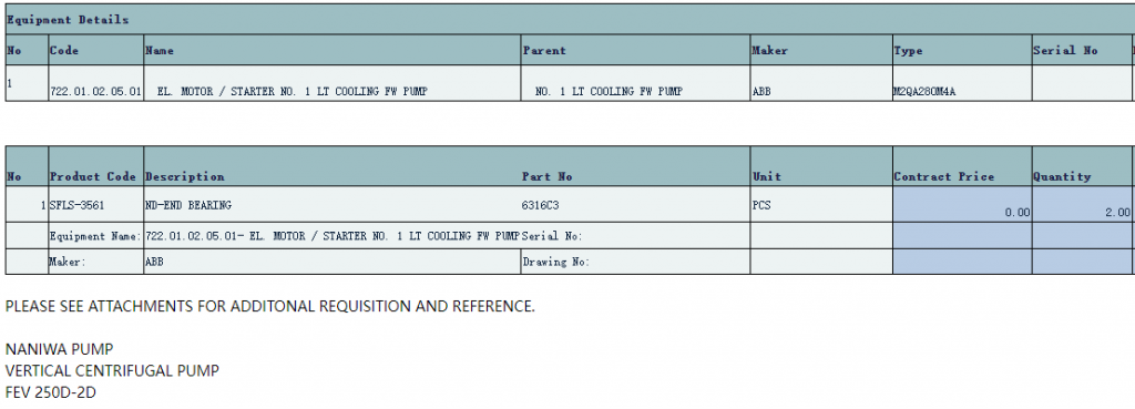 【询价】船舶配件—备件（CK-C20240131-24）询价-泰州昌宽社区-报价采购-船用采购网-船舶物料采购-船务服务-一站式船用设备供应服务