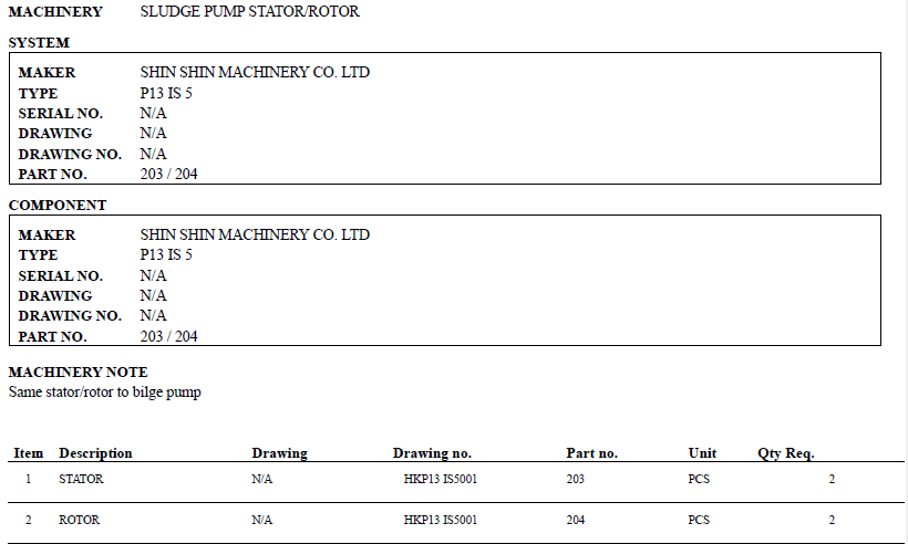 【询价】船舶配件—定子/转子（CK-C20240122-06）询价-泰州昌宽社区-报价采购-船用采购网-船舶物料采购-船务服务-一站式船用设备供应服务