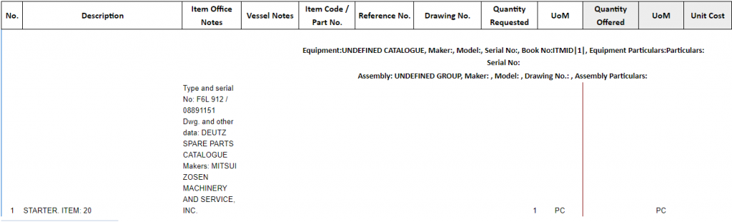 【询价】船舶配件—启动器（CK-C20240131-10）询价-泰州昌宽社区-报价采购-船用采购网-船舶物料采购-船务服务-一站式船用设备供应服务