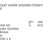 船舶配件—紫外线灯（CK-H20240110-04）询价-船用采购网-船舶物料采购-船务服务-一站式船用设备供应服务