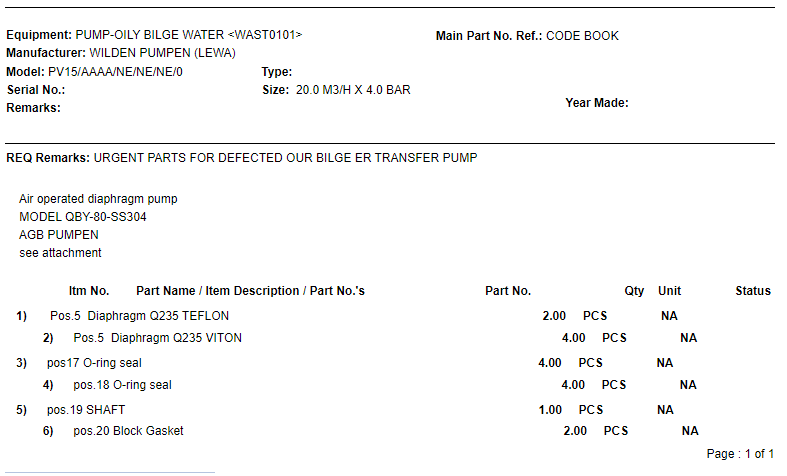 【询价】船舶配件—横隔膜/O形密封圈/密封垫（CK-C20240126-01）询价-泰州昌宽社区-报价采购-船用采购网-船舶物料采购-船务服务-一站式船用设备供应服务