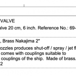 船舶配件—阀备件（CK-R20240118-17）询价-船用采购网-船舶物料采购-船务服务-一站式船用设备供应服务