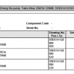 船舶配件—应急消防泵备件（CK-R20240112-03）询价-船用采购网-船舶物料采购-船务服务-一站式船用设备供应服务