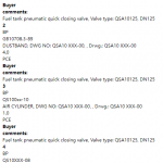 船舶配件—气动快关阀备件（CK-C20240124-11）询价-船用采购网-船舶物料采购-船务服务-一站式船用设备供应服务