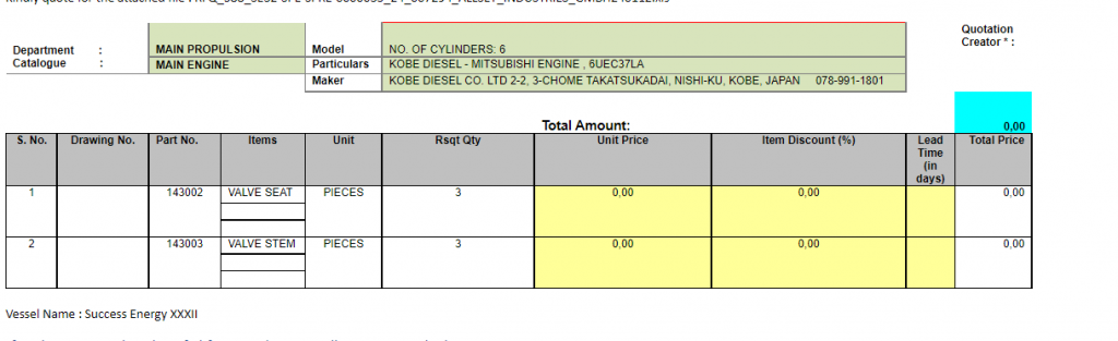 【询价】船舶配件—阀座/阀杆（CK-R20240115-08）询价-泰州昌宽社区-报价采购-船用采购网-船舶物料采购-船务服务-一站式船用设备供应服务