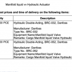 船舶配件—液压致动器（CK-R20240123-10）询价-船用采购网-船舶物料采购-船务服务-一站式船用设备供应服务