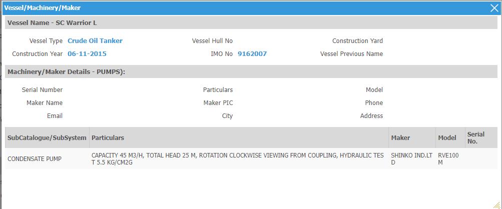 【询价】船舶配件—机械密封/凝结水泵（CK-R20240117-18）询价-泰州昌宽社区-报价采购-船用采购网-船舶物料采购-船务服务-一站式船用设备供应服务