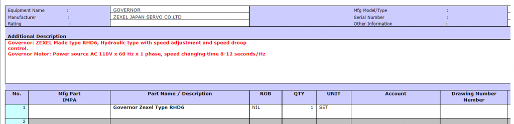 【询价】船舶配件—调速器（CK-R20240131-11）询价-泰州昌宽社区-报价采购-船用采购网-船舶物料采购-船务服务-一站式船用设备供应服务