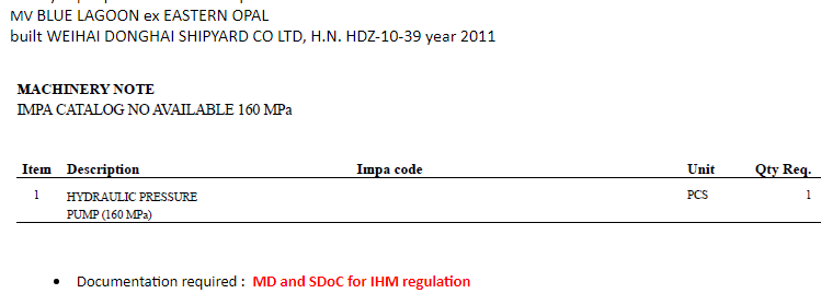 【询价】船舶配件—液压泵（CK-C20240122-05）询价-泰州昌宽社区-报价采购-船用采购网-船舶物料采购-船务服务-一站式船用设备供应服务