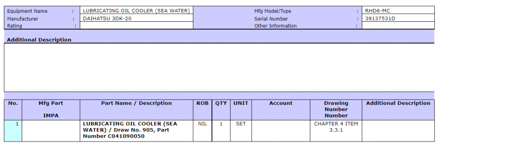 【询价】船舶配件—润滑油冷却器（CK-R20240131-09）询价-泰州昌宽社区-报价采购-船用采购网-船舶物料采购-船务服务-一站式船用设备供应服务