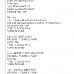 船舶配件—备件（CK-J20240116-24）询价-船用采购网-船舶物料采购-船务服务-一站式船用设备供应服务