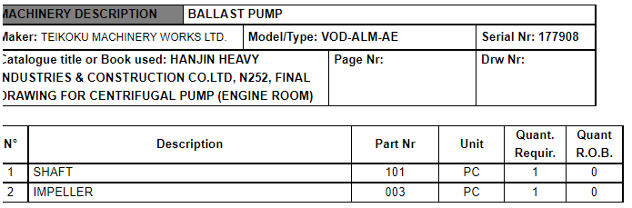 【询价】船舶配件—轴/叶轮（CK-C20240111-01）询价-泰州昌宽社区-报价采购-船用采购网-船舶物料采购-船务服务-一站式船用设备供应服务