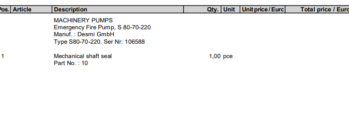 【询价】船舶配件—机械轴封（CK-L20240125-01）询价-泰州昌宽社区-报价采购-船用采购网-船舶物料采购-船务服务-一站式船用设备供应服务