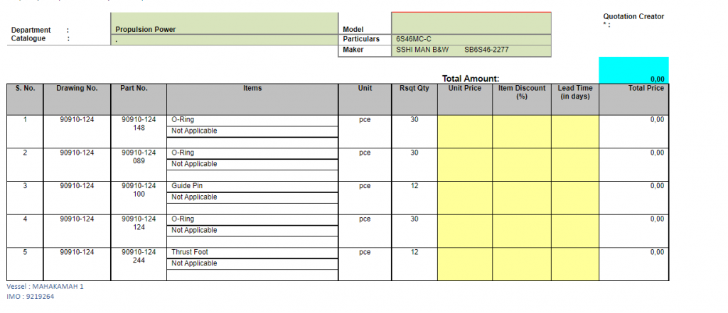 【询价】船舶配件—MAN B&W备件（CK-R20240102-08）询价-泰州昌宽社区-报价采购-船用采购网-船舶物料采购-船务服务-一站式船用设备供应服务