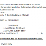 船舶配件—主柴油发电机调速器（CK-H20240102-06）询价-船用采购网-船舶物料采购-船务服务-一站式船用设备供应服务