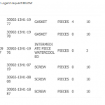 船舶配件—涡轮增压器垫片/螺丝（CK-R20240111-12）询价-船用采购网-船舶物料采购-船务服务-一站式船用设备供应服务