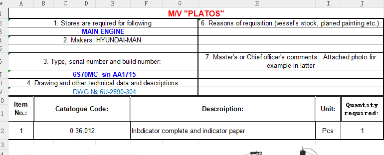 【询价】船舶配件—备件（CK-L20240115-03）询价-泰州昌宽社区-报价采购-船用采购网-船舶物料采购-船务服务-一站式船用设备供应服务