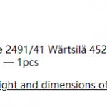 船舶配件—Wartsila备件（CK-R20240118-12）询价-船用采购网-船舶物料采购-船务服务-一站式船用设备供应服务