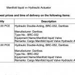 船舶配件—液压致动器备件（CK-R20240125-10）询价-船用采购网-船舶物料采购-船务服务-一站式船用设备供应服务