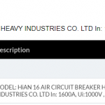船舶配件—空气断路器（CK-C20240125-09）询价-船用采购网-船舶物料采购-船务服务-一站式船用设备供应服务