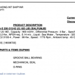 船舶配件—轴承/机械密封/O型环（CK-R20240117-35）询价-船用采购网-船舶物料采购-船务服务-一站式船用设备供应服务