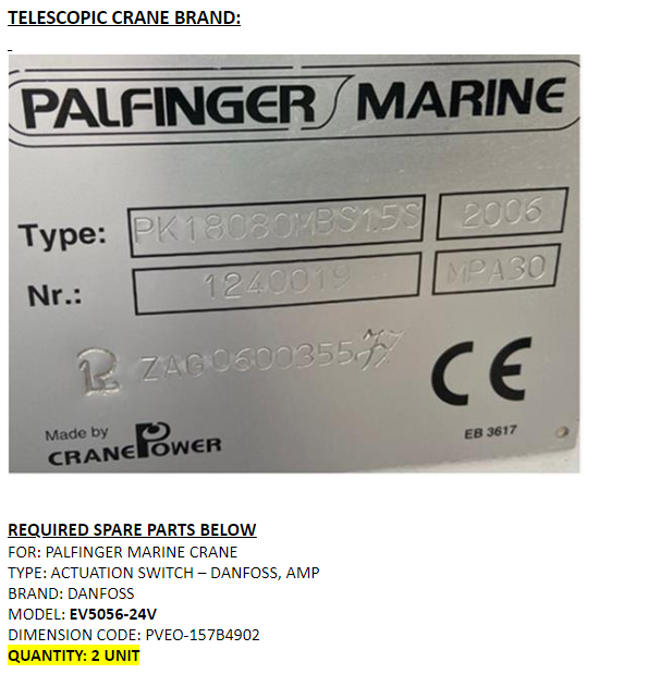 【询价】船舶配件—驱动开关（CK-J20240111-05）询价-泰州昌宽社区-报价采购-船用采购网-船舶物料采购-船务服务-一站式船用设备供应服务